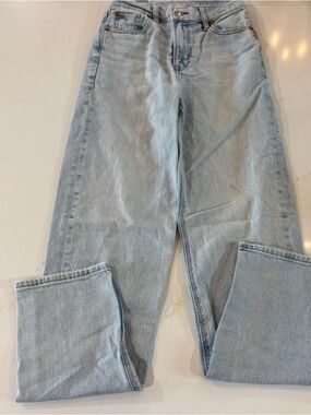 American Eagle Outfitters Light Wash Straight Leg Jeans